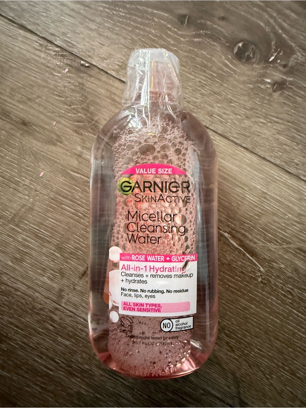 jumbo size garnier  miracle water